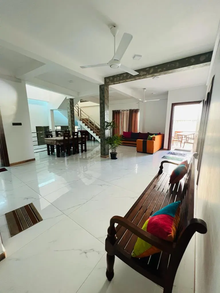 Spacious open plan lounge and dining area